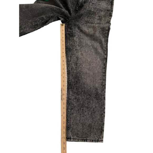 NWOT Sandro Lone Acid Washed Straight Leg Jeans Distressed Black Size 10… - Picture 16 of 16